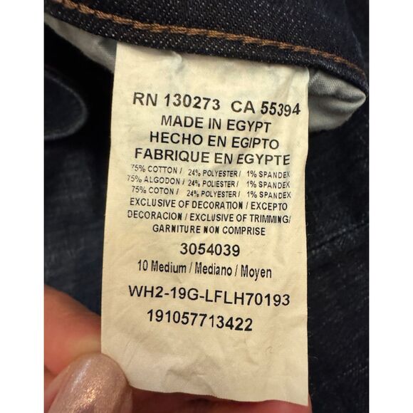 Lee Relaxed Fit Straight Leg Mid Rise Jeans - Sz 10M - Picture 13 of 13